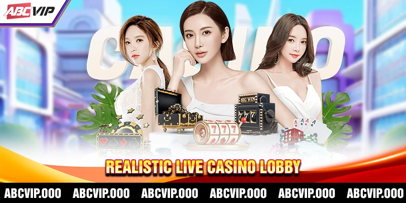 Authentic live casino hall