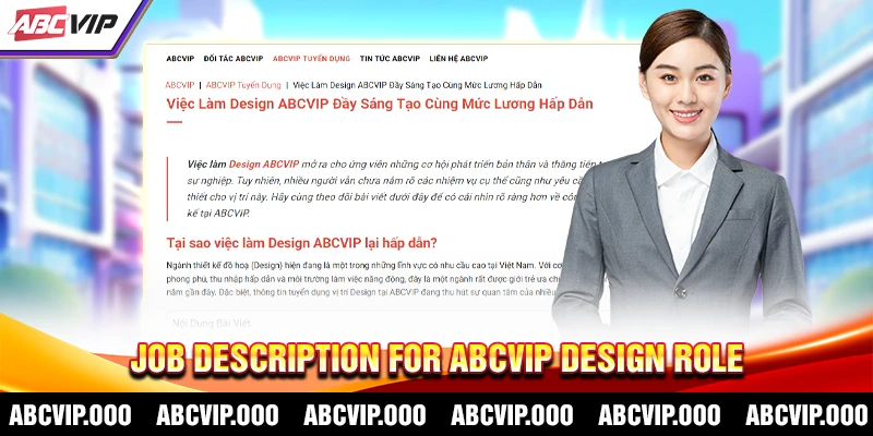 Job Description for ABCVIP Design Role